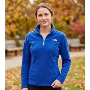 The North Face Women’s 1/4 Zip Fleece Pullover Glacier Jacket Woman's Size S